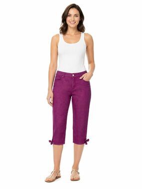 Chico’s GF Capri Jeans Size 1 (8) Perfect Stretch Slim Leg *